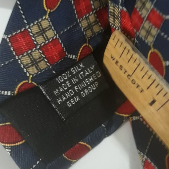 Paolo Gucci Genuine Tie 1990s and 100% Silk 4" w - Picture 6 of 8